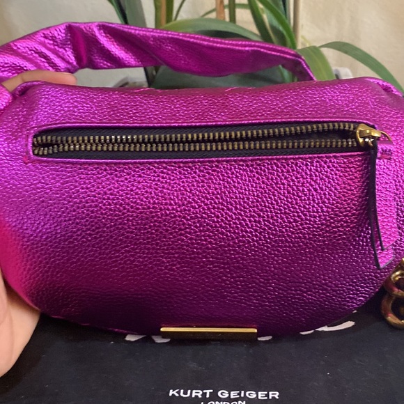 Kurt Geiger Small Kensington Soft Quilted Leather Belt Bag - Picture 10 of 13